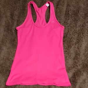 Adidas Pink Racerback Fitted Tank Top